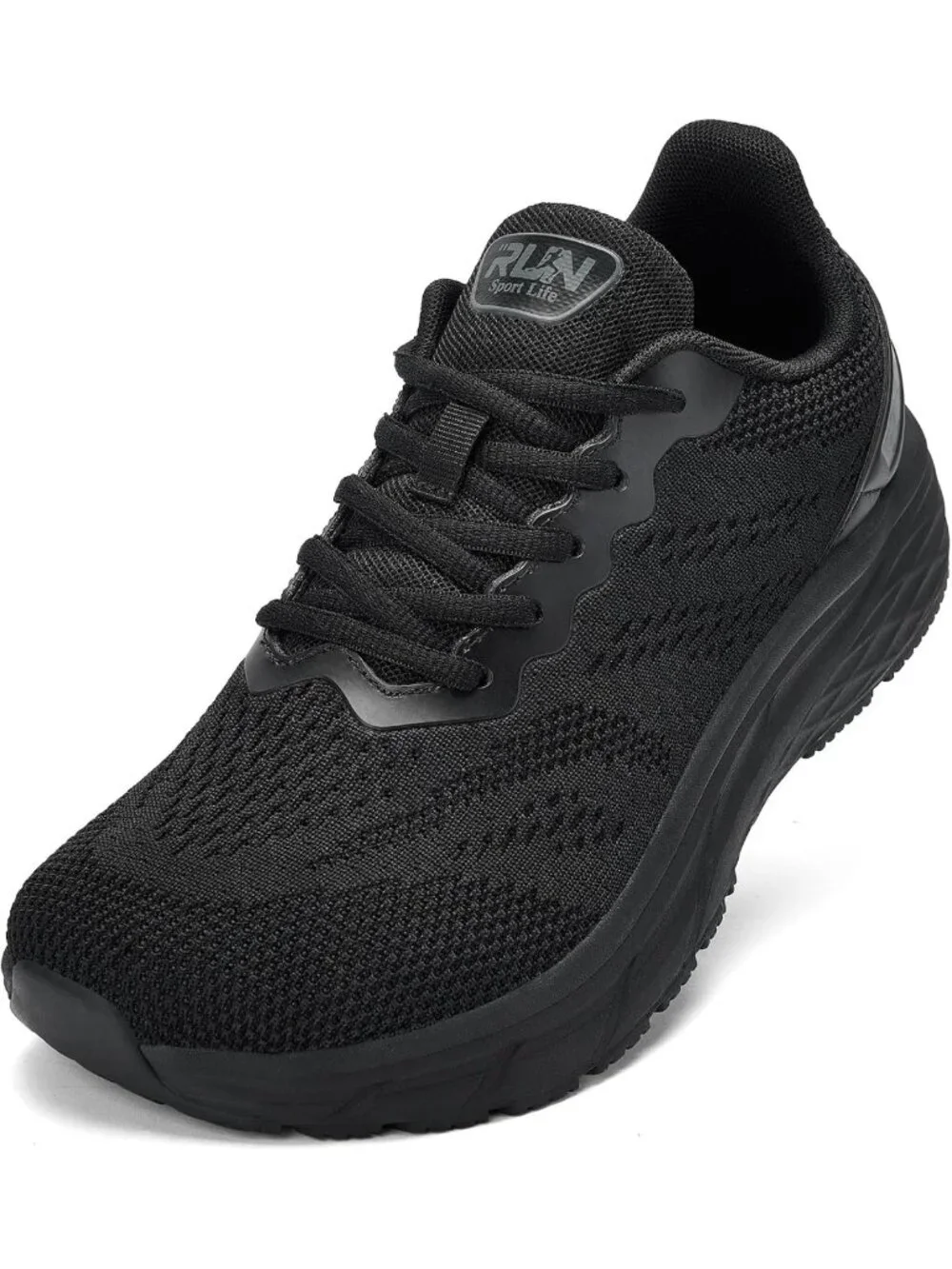 Comfortable Wide Toe Box Sneakers for Men - Cushioned Non-Slip Athletic Shoes